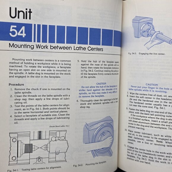 1979 MACHINE TOOL TECHNOLOGY McCarthy Repp McKnight Publish 4th Ed HC Metalwork - Picture 14 of 16